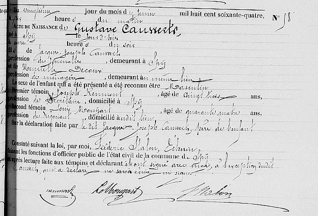 CAUWERTS Gustave 21887 3