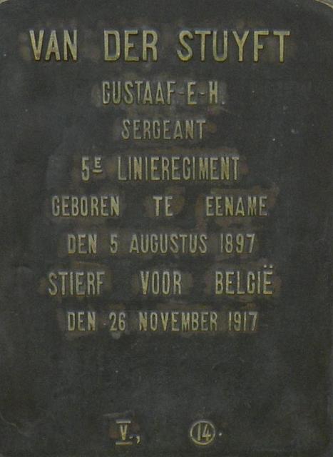 VAN DER STUYFT Gustaaf 21905 10