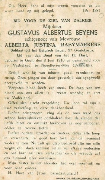 BEYENS Gustavus Albertus 68073 01